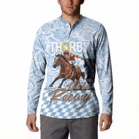 Kentucky Horse Racing Thurby Button Sweatshirt
