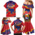 Venezuela Independence Day Family Matching Mermaid Dress and Hawaiian Shirt Feliz Dia de la Independencia Grunge Style - Wonder Print Shop