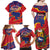 Venezuela Independence Day Family Matching Off Shoulder Maxi Dress and Hawaiian Shirt Feliz Dia de la Independencia Grunge Style - Wonder Print Shop