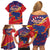 Venezuela Independence Day Family Matching Off Shoulder Short Dress and Hawaiian Shirt Feliz Dia de la Independencia Grunge Style - Wonder Print Shop