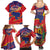 Venezuela Independence Day Family Matching Summer Maxi Dress and Hawaiian Shirt Feliz Dia de la Independencia Grunge Style - Wonder Print Shop