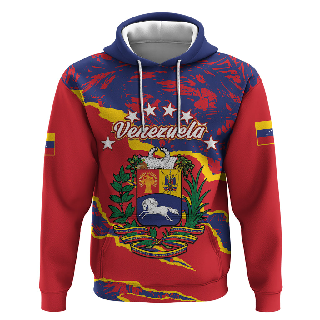 Venezuela Independence Day Hoodie Feliz Dia de la Independencia Grunge Style