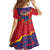 Venezuela Independence Day Kid Short Sleeve Dress Feliz Dia de la Independencia Grunge Style - Wonder Print Shop