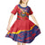 Venezuela Independence Day Kid Short Sleeve Dress Feliz Dia de la Independencia Grunge Style - Wonder Print Shop