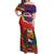 Venezuela Independence Day Off Shoulder Maxi Dress Feliz Dia de la Independencia Grunge Style - Wonder Print Shop