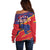 Venezuela Independence Day Off Shoulder Sweater Feliz Dia de la Independencia Grunge Style - Wonder Print Shop