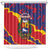 Venezuela Independence Day Shower Curtain Feliz Dia de la Independencia Grunge Style