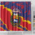 Venezuela Independence Day Shower Curtain Feliz Dia de la Independencia Grunge Style