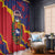 Venezuela Independence Day Window Curtain Feliz Dia de la Independencia Grunge Style - Wonder Print Shop