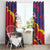 Venezuela Independence Day Window Curtain Feliz Dia de la Independencia Grunge Style - Wonder Print Shop