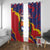 Venezuela Independence Day Window Curtain Feliz Dia de la Independencia Grunge Style - Wonder Print Shop