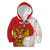 Russia Independence Day Kid Hoodie Coat Of Arms With Map - Wonder Print Shop