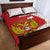 Russia Independence Day Quilt Bed Set Coat Of Arms With Map - Wonder Print Shop