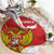 Russia Independence Day Round Carpet Coat Of Arms With Map