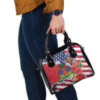 Haitian Heritage Month Shoulder Handbag Haitian Americans Proud Grunge Style