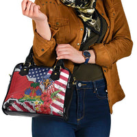 Haitian Heritage Month Shoulder Handbag Haitian Americans Proud Grunge Style