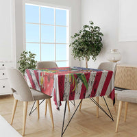 Haitian Heritage Month Tablecloth Haitian Americans Proud Grunge Style