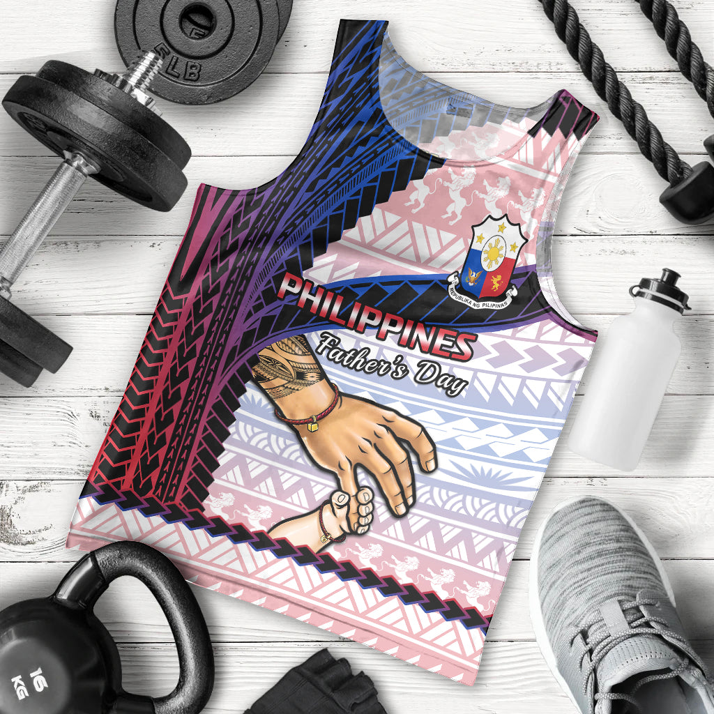 polynesian-pride-father-day-philippines-men-tank-top-filipino-pattern-maligayang-araw-ng-mga-ama