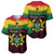 1 July Ghana Republic Day Baseball Jersey African Pattern Mix Flag Unique Style - Wonder Print Shop