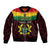 1 July Ghana Republic Day Bomber Jacket African Pattern Mix Flag Unique Style - Wonder Print Shop