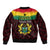 1 July Ghana Republic Day Bomber Jacket African Pattern Mix Flag Unique Style - Wonder Print Shop