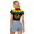 1 July Ghana Republic Day Raglan Cropped T Shirt African Pattern Mix Flag Unique Style - Wonder Print Shop