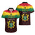 Personalised 1 July Ghana Republic Day Hawaiian Shirt African Pattern Mix Flag Unique Style - Wonder Print Shop