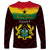 Personalised 1 July Ghana Republic Day Long Sleeve Shirt African Pattern Mix Flag Unique Style - Wonder Print Shop