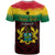 Personalised 1 July Ghana Republic Day T Shirt African Pattern Mix Flag Unique Style - Wonder Print Shop