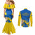 ukraine-couples-matching-mermaid-dress-and-long-sleeve-button-shirts-happy-ukrainian-32nd-independence-anniversary