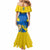 Ukraine Mermaid Dress Happy Ukrainian 32nd Independence Anniversary - Wonder Print Shop