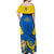 Ukraine Off Shoulder Maxi Dress Happy Ukrainian 32nd Independence Anniversary - Wonder Print Shop