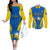 custom-ukraine-couples-matching-off-the-shoulder-long-sleeve-dress-and-long-sleeve-button-shirts-happy-ukrainian-32nd-independence-anniversary