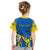 Custom Ukraine Kid T Shirt Happy Ukrainian 32nd Independence Anniversary - Wonder Print Shop