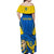 Custom Ukraine Off Shoulder Maxi Dress Happy Ukrainian 32nd Independence Anniversary - Wonder Print Shop