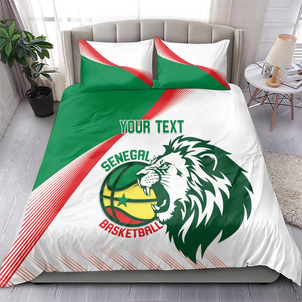Senegal Basketball Custom Bedding Set Come On Lions - Wonder Print Shop