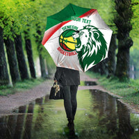 Senegal Basketball Custom Umbrella Come On Lions - Wonder Print Shop