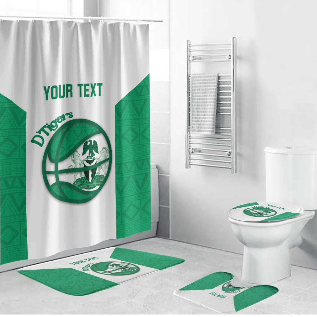 Nigeria Basketball Custom Bathroom Set Come On Tigers - Wonder Print Shop