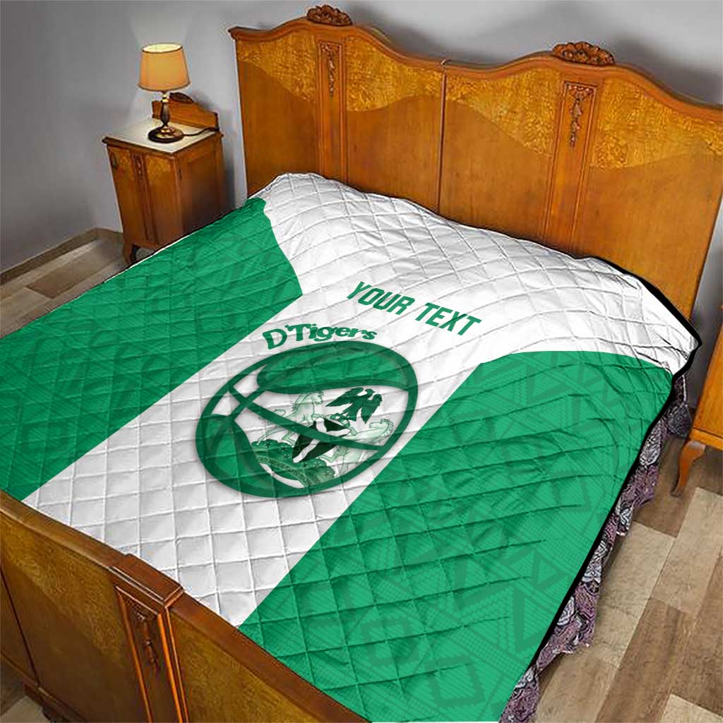 Nigeria Basketball Custom Quilt Come On Tigers - Wonder Print Shop