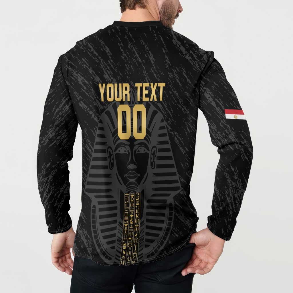 Egypt Basketball Custom Button Sweatshirt Come On Pharaohs - Wonder Print Shop