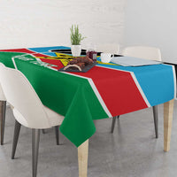 South Sudan Basketball Custom Tablecloth Come On Bright Stars - Wonder Print Shop