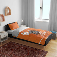 Ivory Coast Basketball Custom Bedding Set Allez Les Elephants - Wonder Print Shop