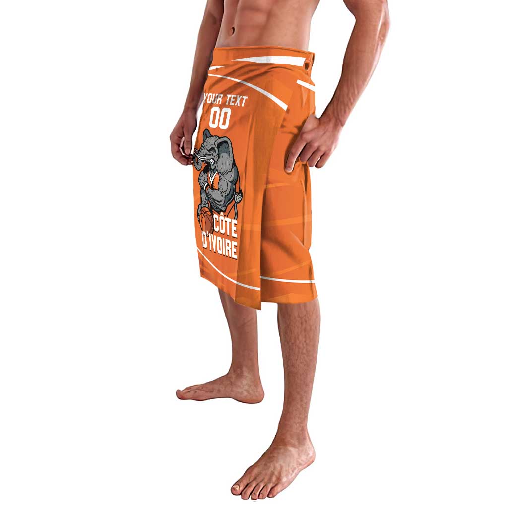 Ivory Coast Basketball Custom Lavalava Allez Les Elephants - Wonder Print Shop