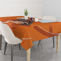 Ivory Coast Basketball Custom Tablecloth Allez Les Elephants - Wonder Print Shop