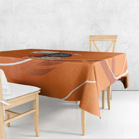 Ivory Coast Basketball Custom Tablecloth Allez Les Elephants - Wonder Print Shop