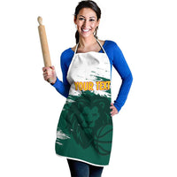 Cameroon Basketball Custom Apron Come On Indomitable Lions - Wonder Print Shop