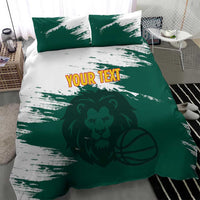 Cameroon Basketball Custom Bedding Set Come On Indomitable Lions - Wonder Print Shop