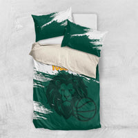 Cameroon Basketball Custom Bedding Set Come On Indomitable Lions - Wonder Print Shop