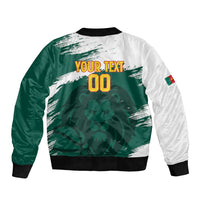 Cameroon Basketball Custom Bomber Jacket Come On Indomitable Lions - Wonder Print Shop