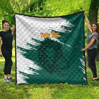 Cameroon Basketball Custom Quilt Come On Indomitable Lions - Wonder Print Shop